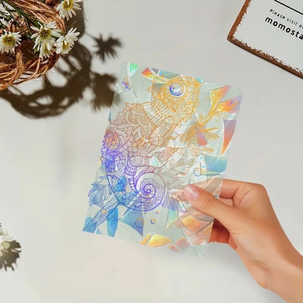 Bohemian Lizard Holographic Sun Catcher